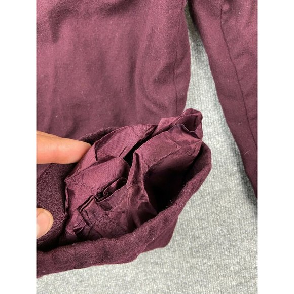 Vintage Rena Rowan for Saville Wool Dress Pants w/ Lining Women's 8 Maroon - Picture 7 of 8